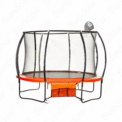 Trampolína s basketbalovým košem